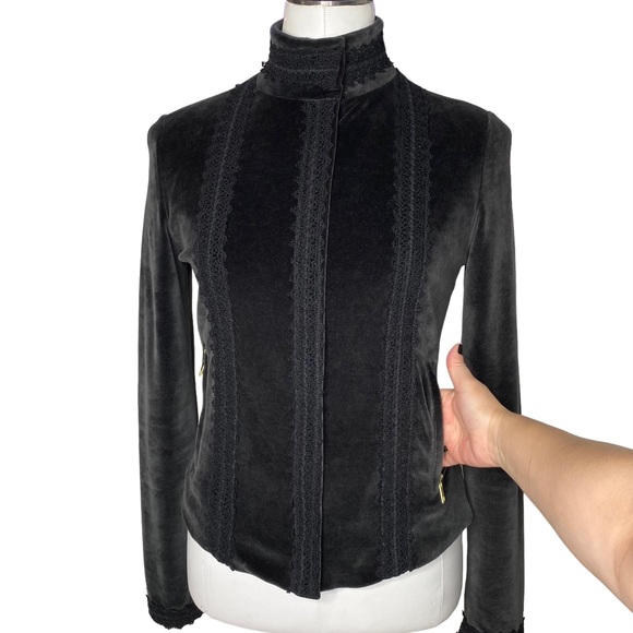 Moschino Velvet Embellished Jacket - Picture 5 of 12